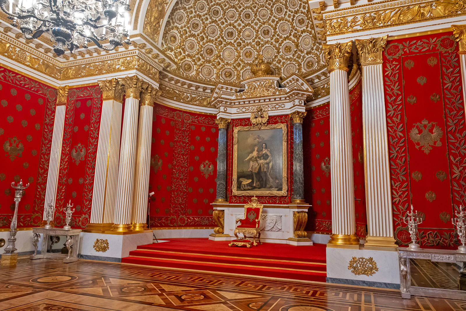 Петровский (Малый тронный) зал в Эрмитаже