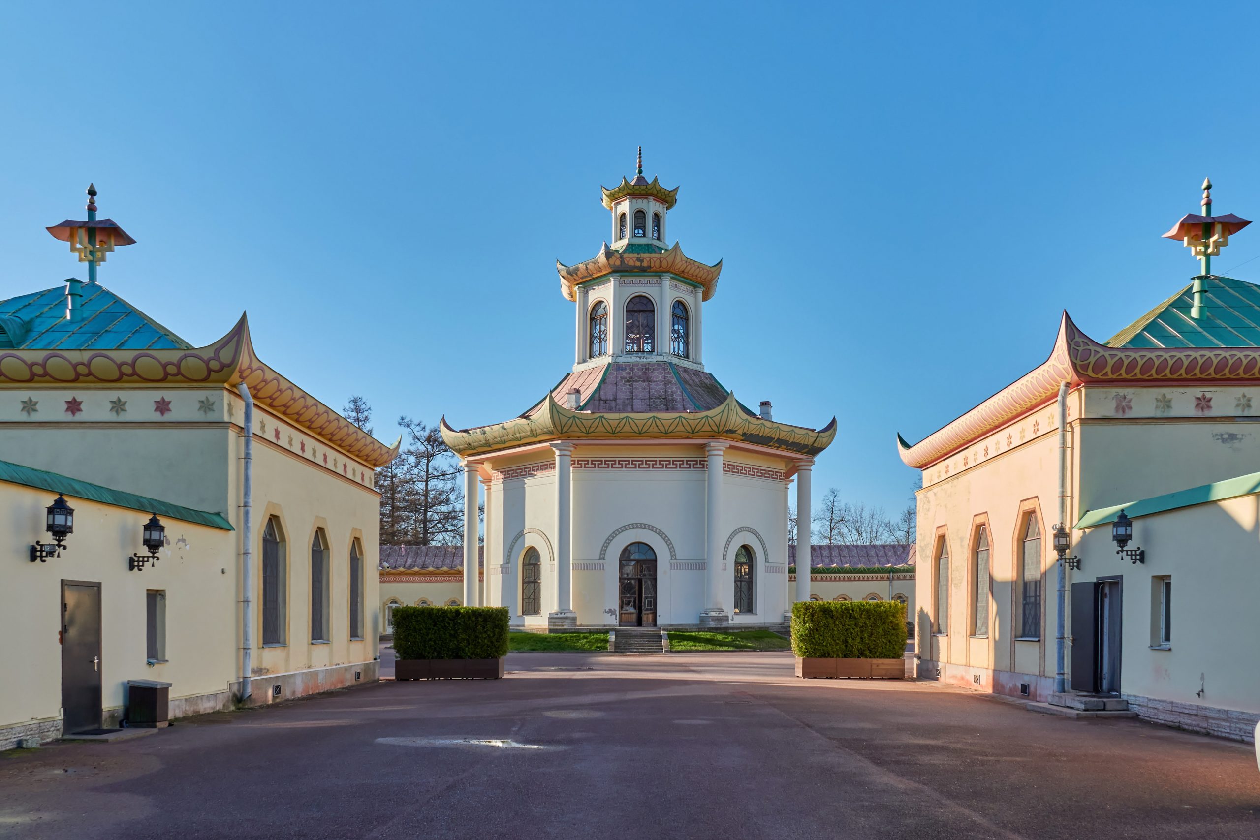 Китайская деревня в Александровском парке в Царском селе 